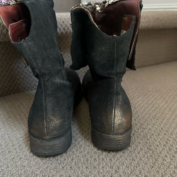 Papucei Suede and Sequin Ankle Bootie - Picture 7 of 8